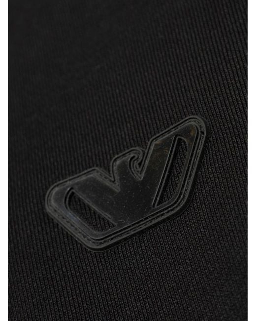 Emporio Armani T-Shirt mit Logo-Applikation in Black für Herren