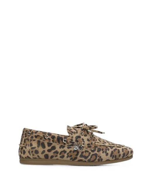 Mexx Multicolor Leopard-Print Loafers
