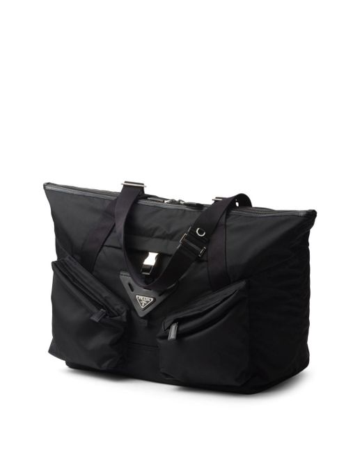 Prada Black Re-Nylon Handtasche