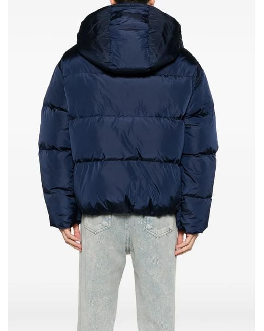 Plumífero Con Capucha DSquared² de hombre de color Blue