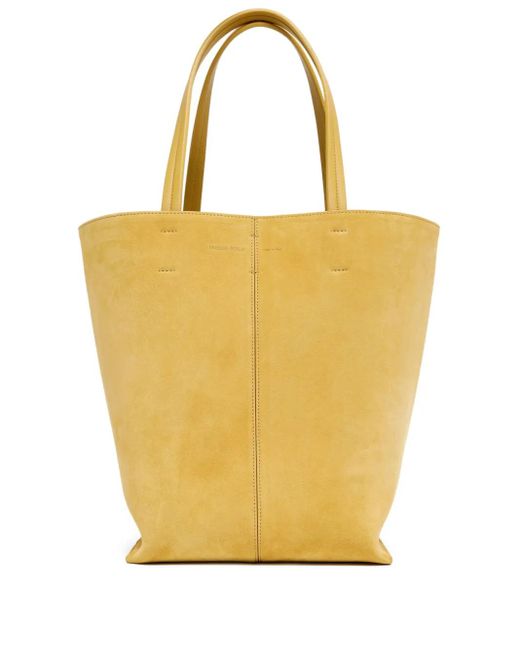 Phoebe Philo Yellow Pot Cabas Suede Tote Bag