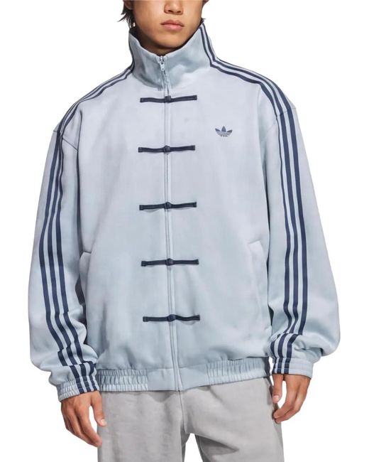 adidas Chinese New Year Zip-Up Jacket in Blue | Lyst