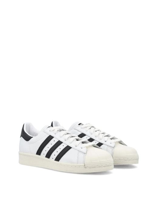 Adidas White Superstar 82 Low-Top Sneakers