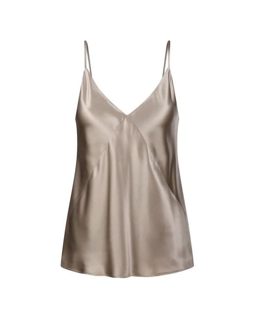 Max Mara Brown Pianoforte Neutrals Tops
