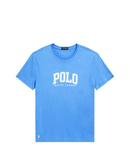 Polo Ralph Lauren Blue T-Shirt À Logo Imprimé for men