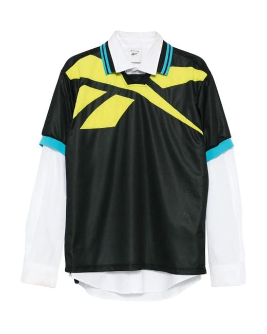 BOTTER Black X Reebok Layered Polo Shirt