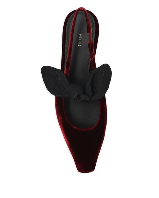 Neous Black Uba Sling-Backs Pumps