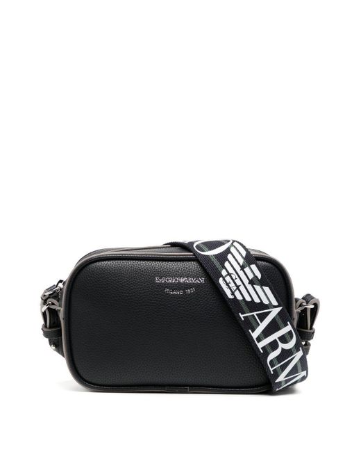 Emporio Armani Logo-strap Camera Bag in Blue (Black) | Lyst Canada