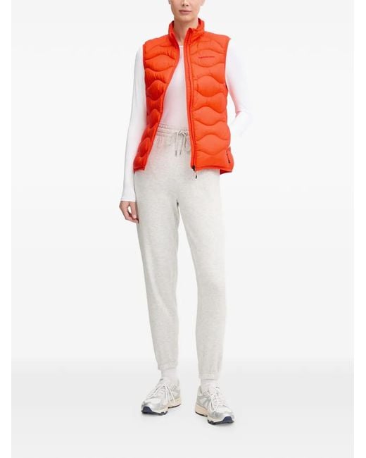 Peak Performance Orange Helium Quilted Zip Jacket