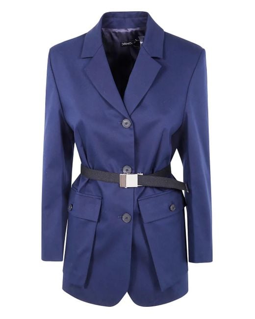 DR. HOPE Blue Sakko mit Gürtel