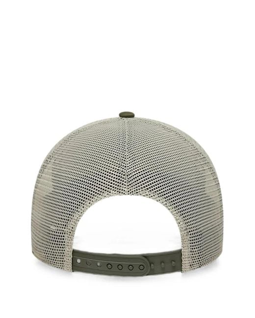 KTZ Green Summer Patch 9Forty A-Frame Logo-Patch Mesh-Panel Trucker Hat for men