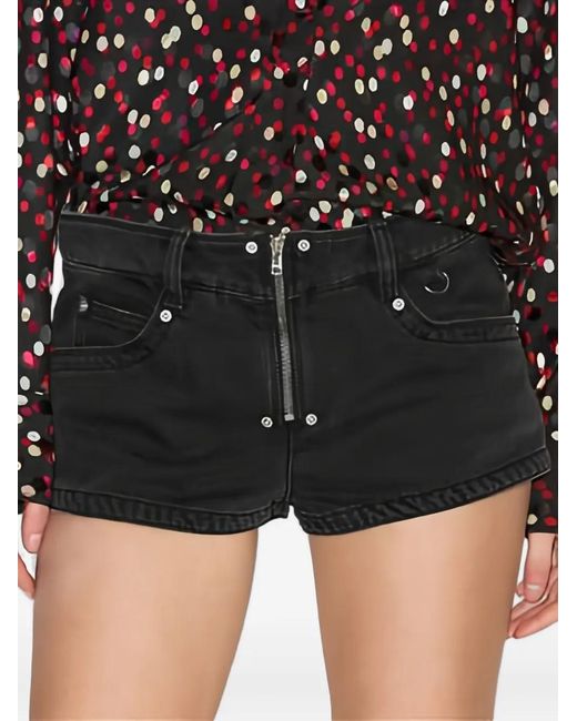 Isabel Marant Black Hania Denim Shorts