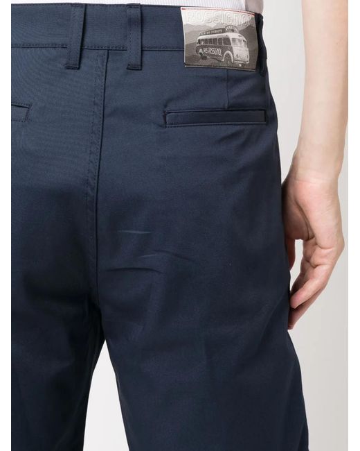 Rossignol Blue Organic-Cotton Chino Trousers for men