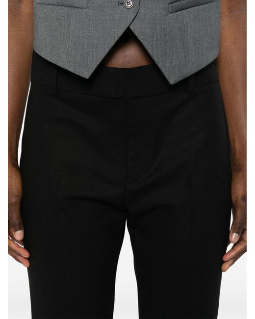 Lino skinny trousers Nili Lotan de color Black