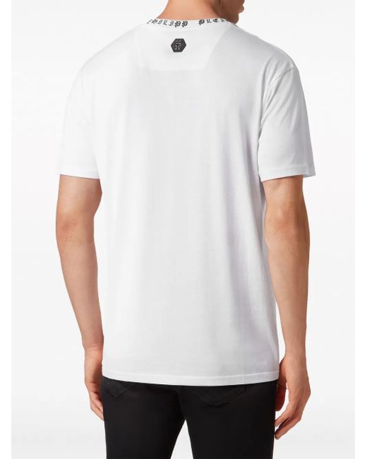 Philipp Plein T-Shirt Mit Totenkopf-Print in White für Herren