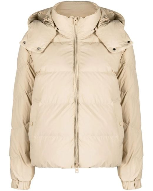 Woolrich Natural Hooded Puffer Jacket
