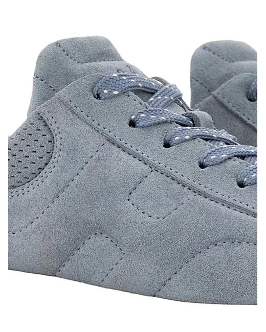Hogan Blue H-Stripes Sneakers