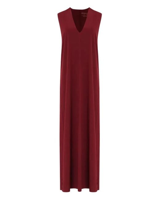 Osklen Red Ärmelloses Maxikleid