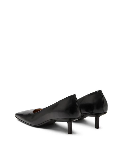 Marsèll Black Square-Toe Heeled Pumps