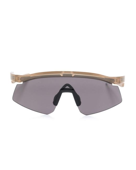 Oakley Gray Hydra Shield-frame Sunglasses