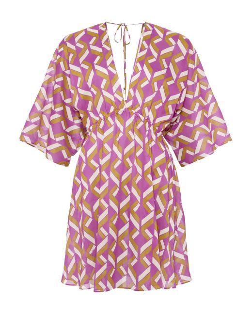 Eres Red Feel Kleid Mit Geometrischem Print