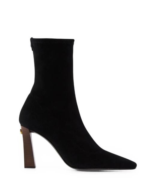 Giuseppe Zanotti Black Bottines Seal 90 Stretch