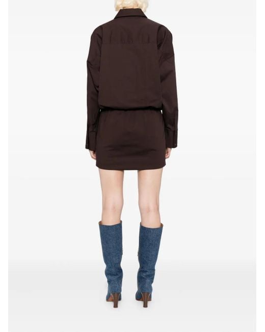 Staud Brown Cynthia Dress
