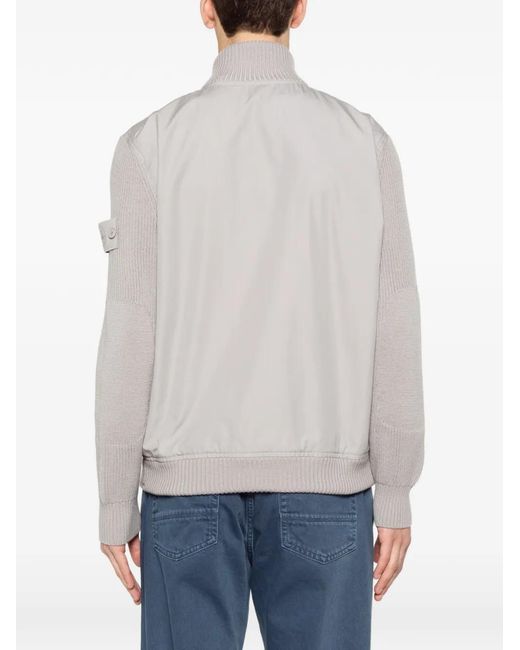 Stone Island Jacke Mit Logo-Patch in Gray für Herren