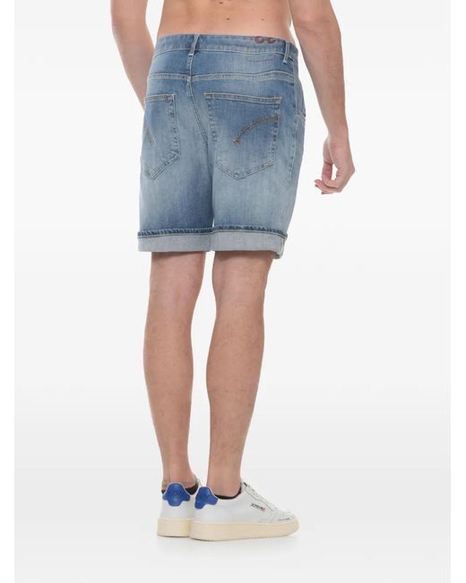 Dondup Blue Five-Pocket Denim Shorts for men