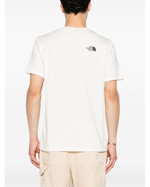 The North Face White M Foundation Coordinates Short-sleeve T-shirt for men
