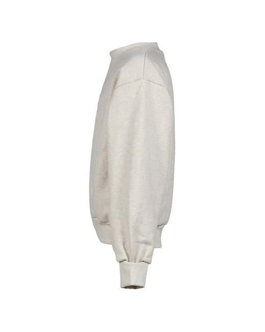Essentials White Logo-Print Sweatshirt for men
