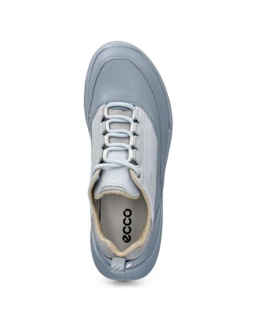 Ecco Blue Biom 720 Panelled Sneakers