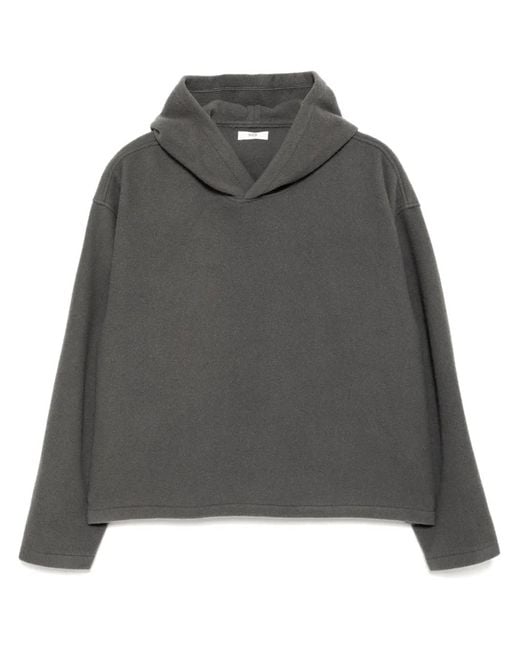 Rier Gray Felted Castelrock Hoodie for men