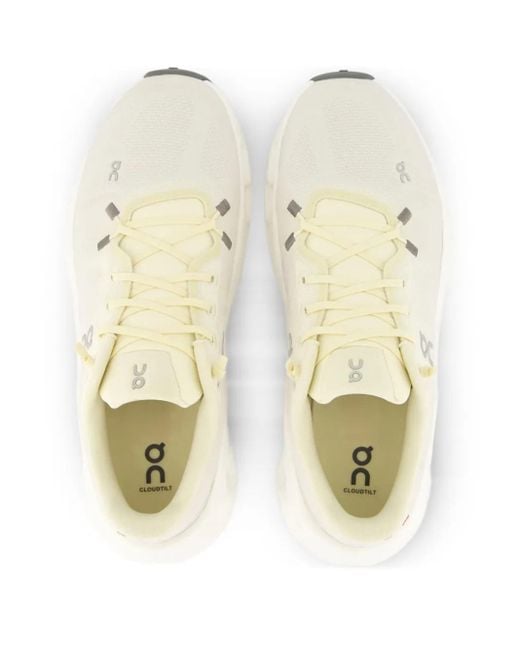 On Shoes Natural Cloudtilt Mesh Sneakers