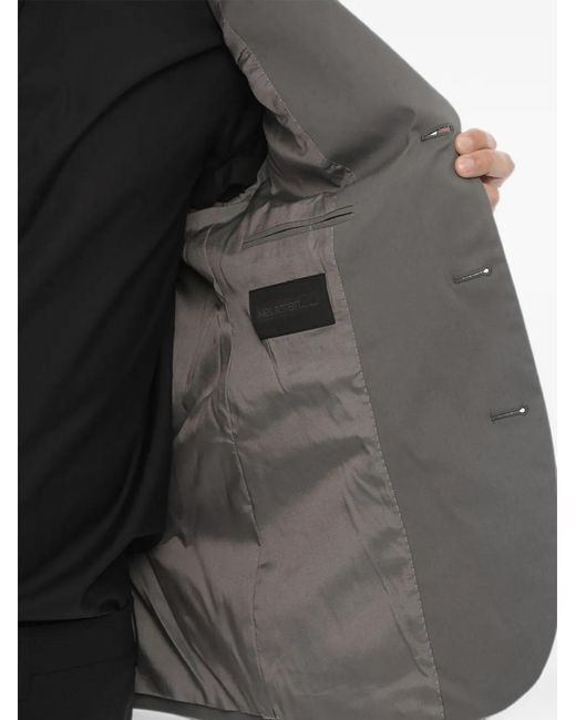 Neil Barrett Gray Single-Breasted Flap-Pocket Jacket for men