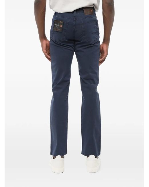 Corneliani Blue Lazise Five-Pocket Jeans for men