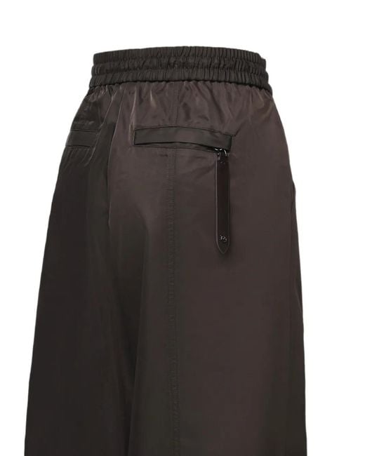 Pinko Black Elasticated Drawstring-Waist Trousers