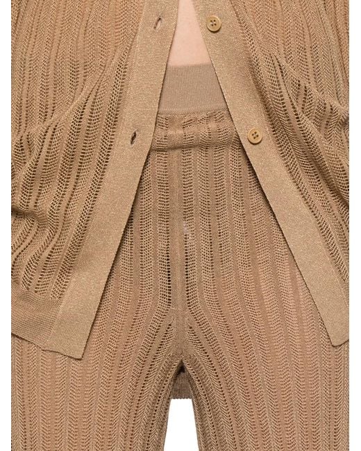 Circus Hotel Natural Knitted Trousers