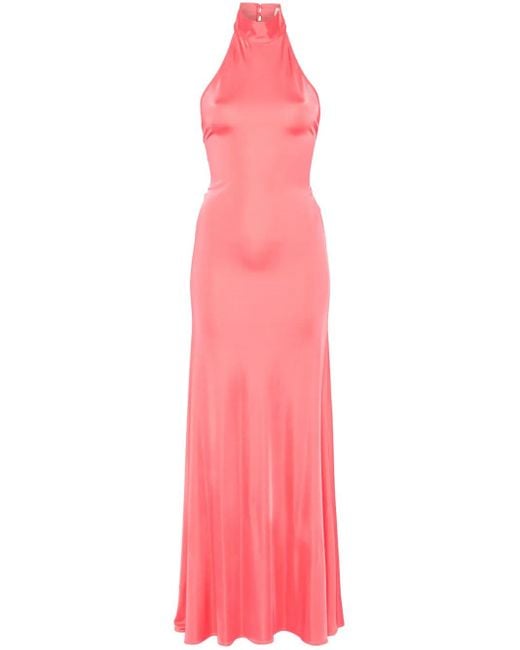 The New Arrivals Ilkyaz Ozel Pink Leia Maxi Dress