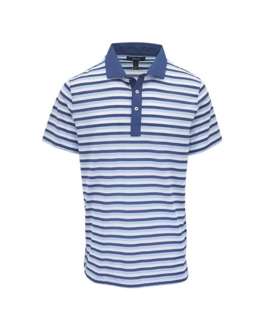 Ralph Lauren Blue Striped Polo Shirt for men
