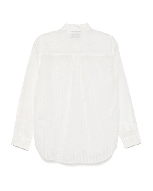 Chocoolate White Patterns Shirt
