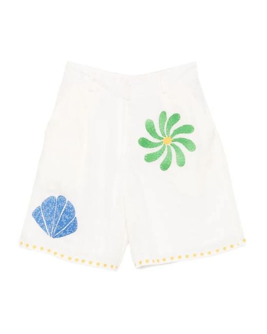 Pantalones cortos Sia Cala De La Cruz de color Blue