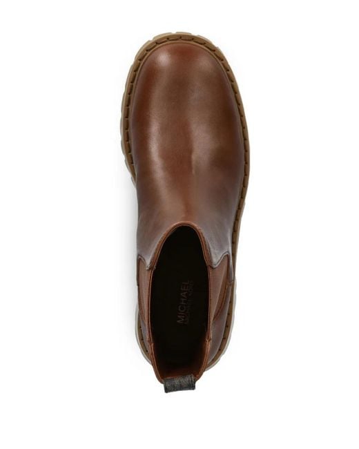 MICHAEL Michael Kors Brown Asher Chelsea Boots