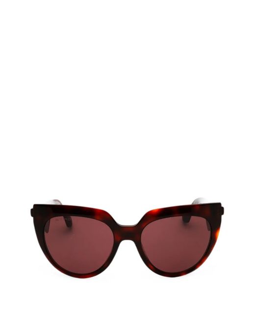 Etro Purple Tortoiseshell-Effect Cat-Eye Sunglasses