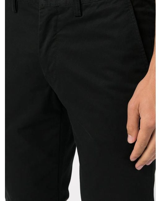 Polo Ralph Lauren Black Slim-Fit Cotton Trousers for men
