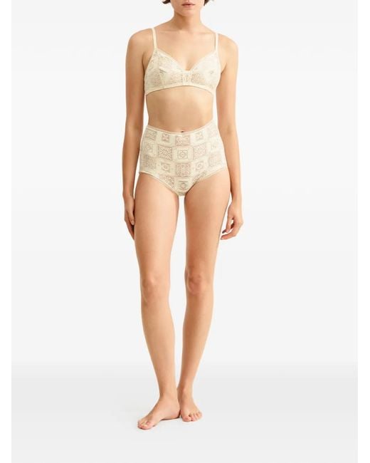 Eres Natural Mosaic Wireless Triangle Bra
