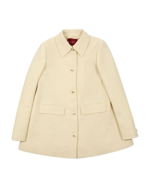 Gucci Natural Kaput Coat
