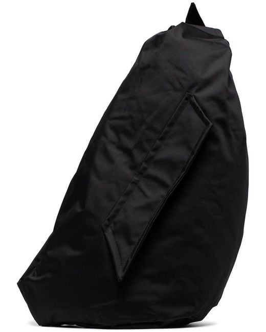 Eastpak Black X Raf Simons 'sleek Sling' Crossbody Logo Embellished Bag for men