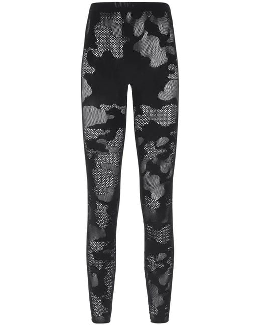 Legging À Motif Camouflage Gcds en coloris Black