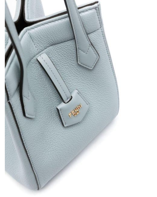 Fendi Blue Origami Leather Mini Bag